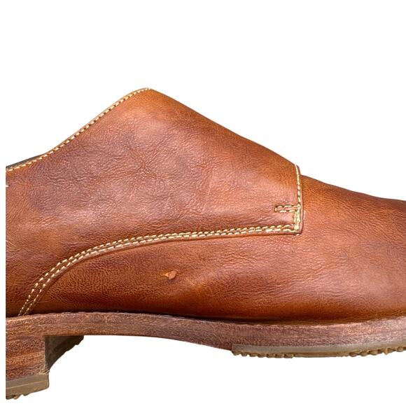 Trask Lathan Cognac Brown Leather Double Monk Strap Dress Shoe Men 11 main image 4